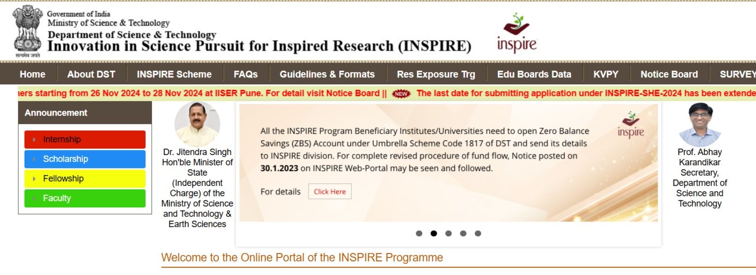 INSPIRE Scholarship